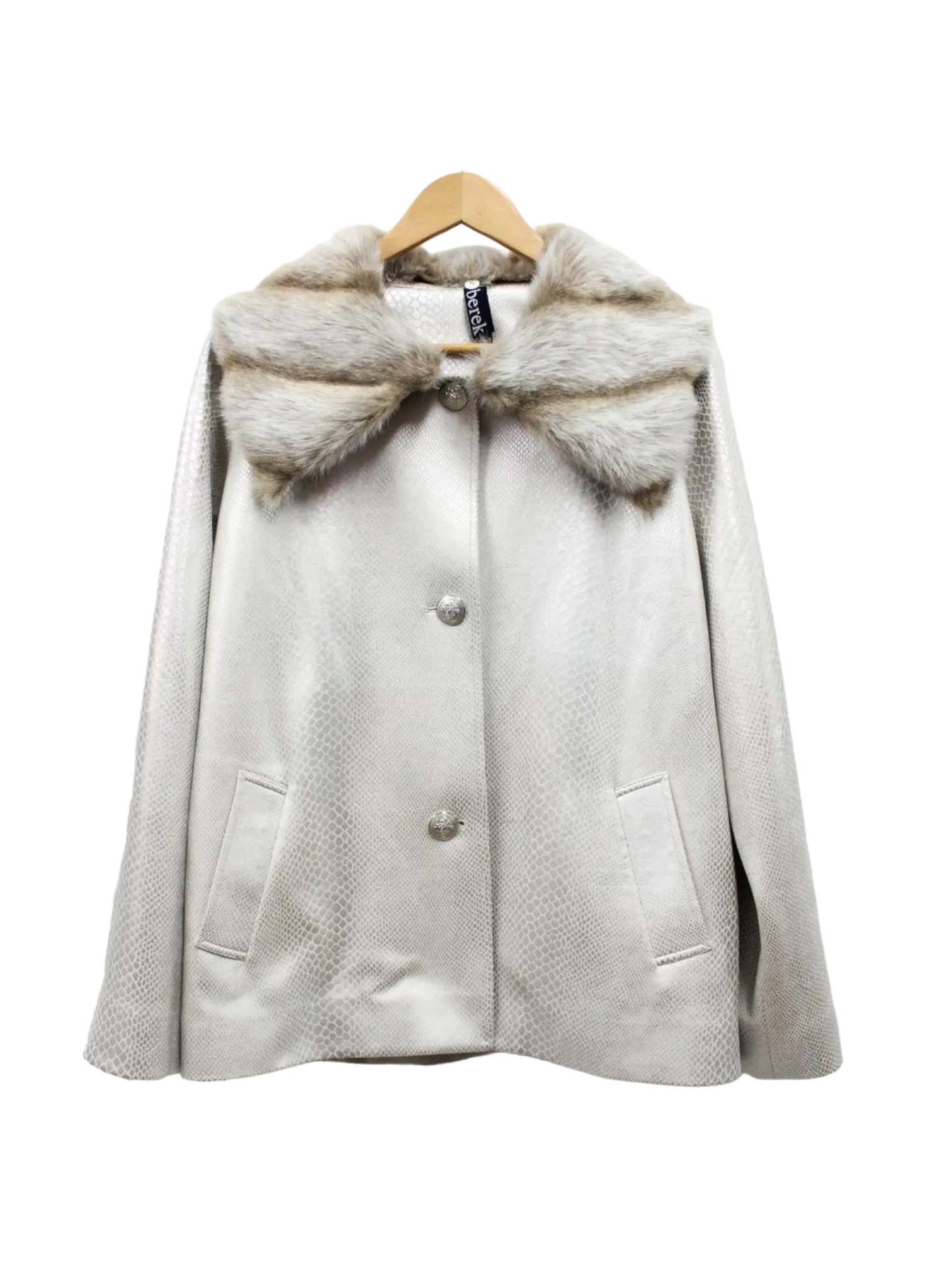 Platinum Cobra Luxe City Jacket w Fur Collar