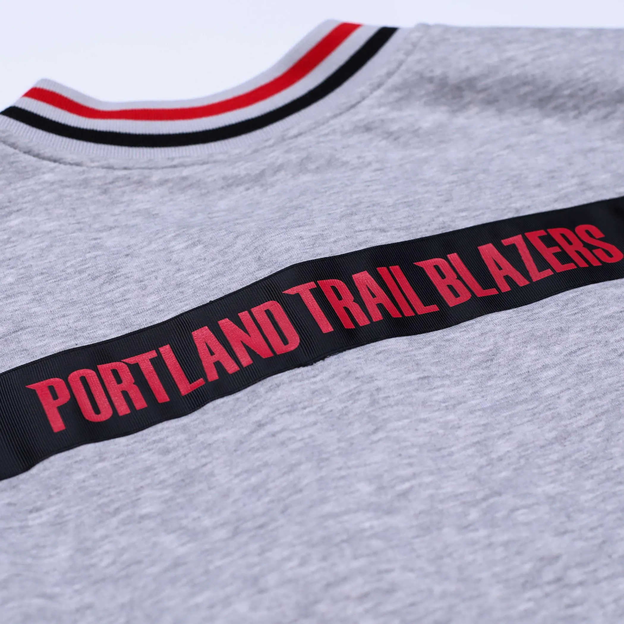 Portland Trail Blazers Wild Collective Gray Quilted Bomber Jacket