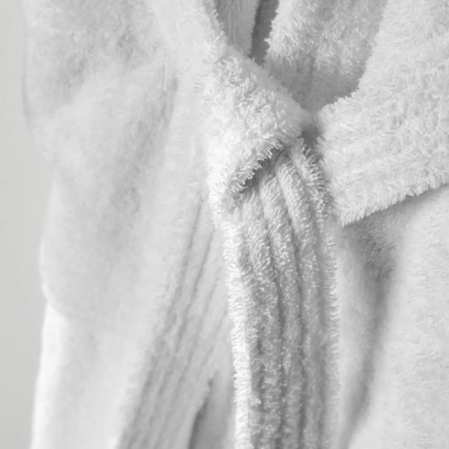 Premium Cotton White Terry Bathrobe with Pockets Suitable for Men and Women, Soft & Warm Terry Home Bathrobe, Sleepwear Loungewear, One Size Fits All