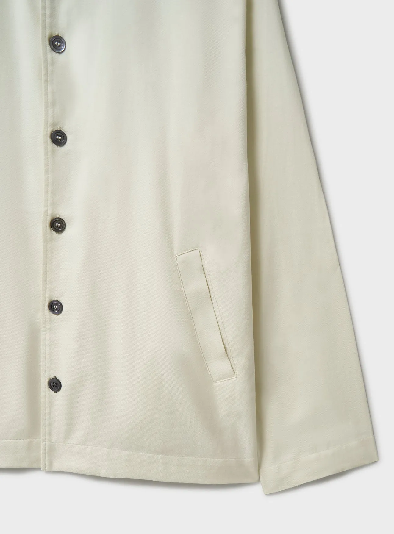 Regenerative Undyed and Unbleached Antique White Barnes Jacket