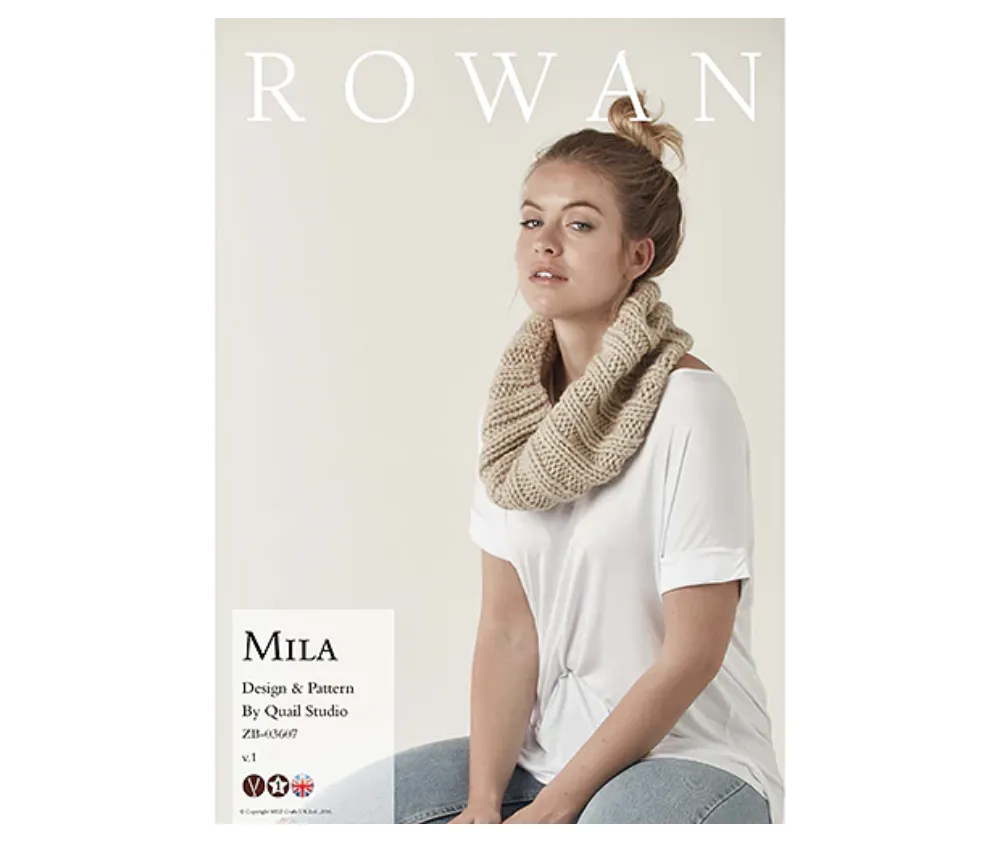 Rowan Patterns: Big Wool - Mila Scarf by Quail Studio