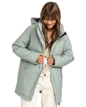 Serena Parka Jacket in Lily Pad