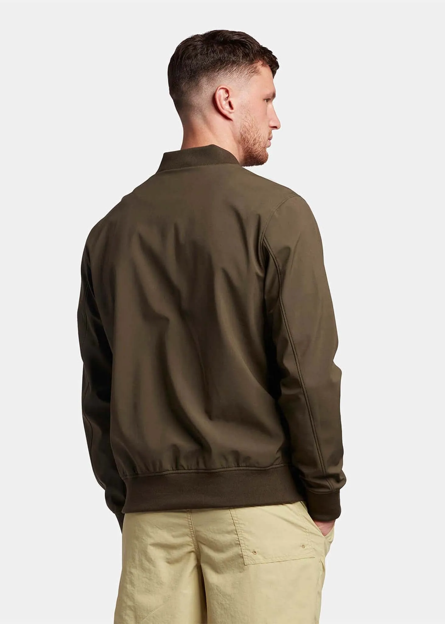 Softshell bomber jacket - olive