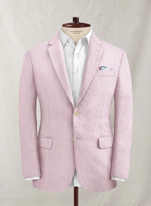 Solbiati Pink Seersucker Jacket