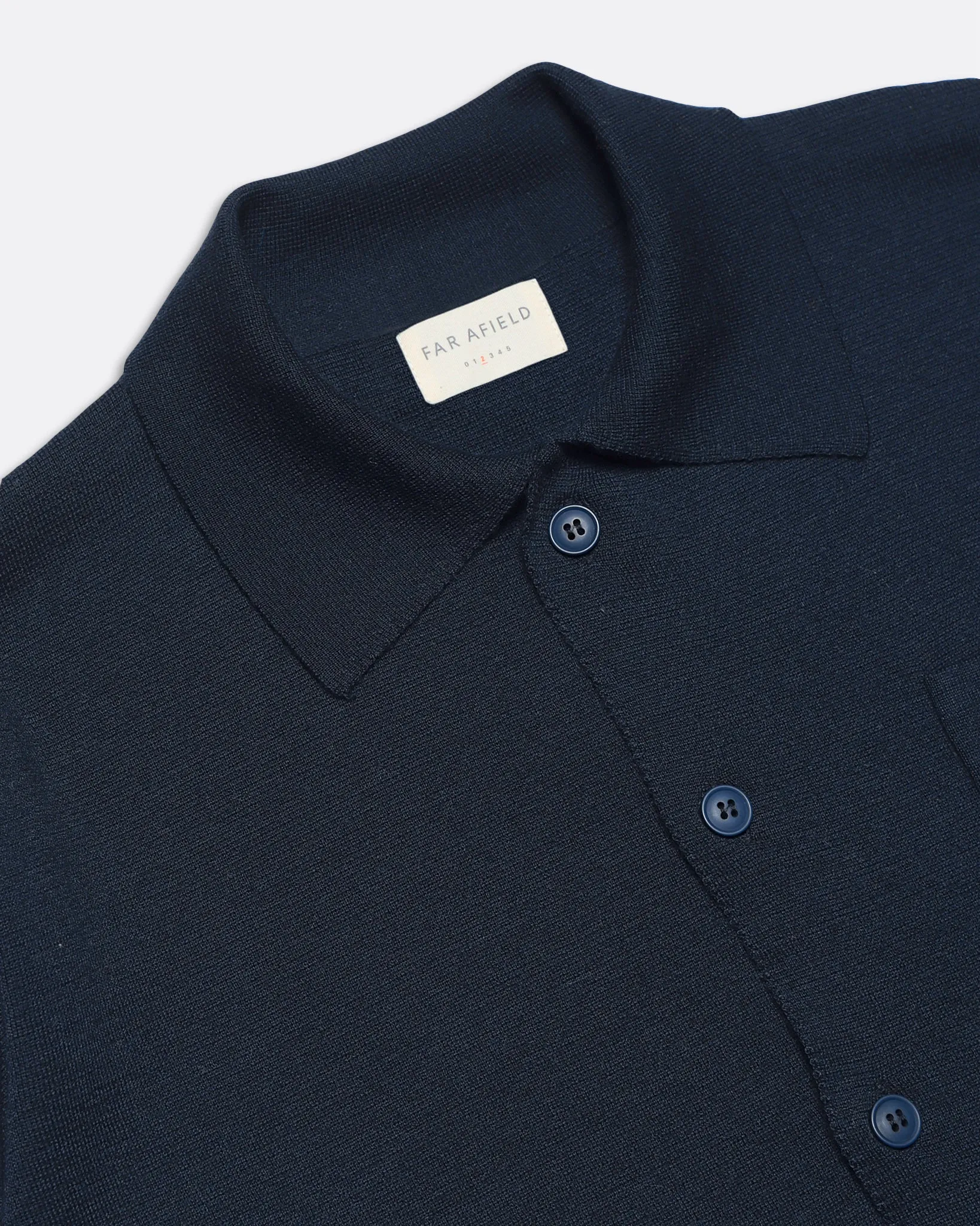 Station Cardigan - Navy Organic Cotton