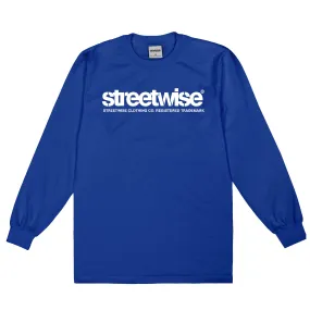 Stencil Long Sleeve (Royal)