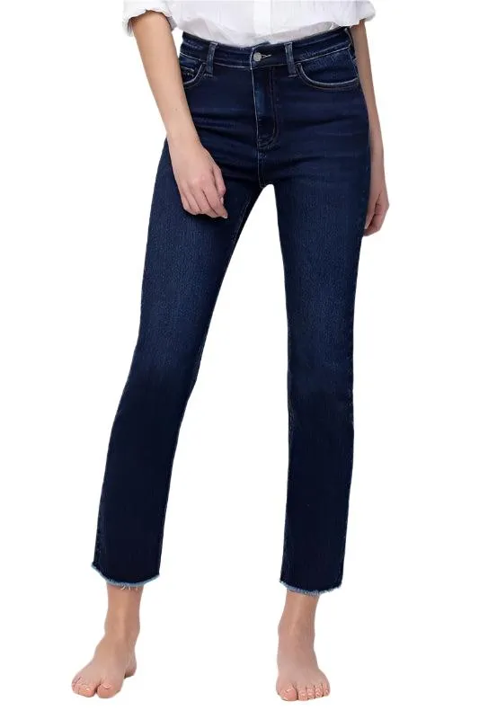 Super High Rise Stretch Slim Straight