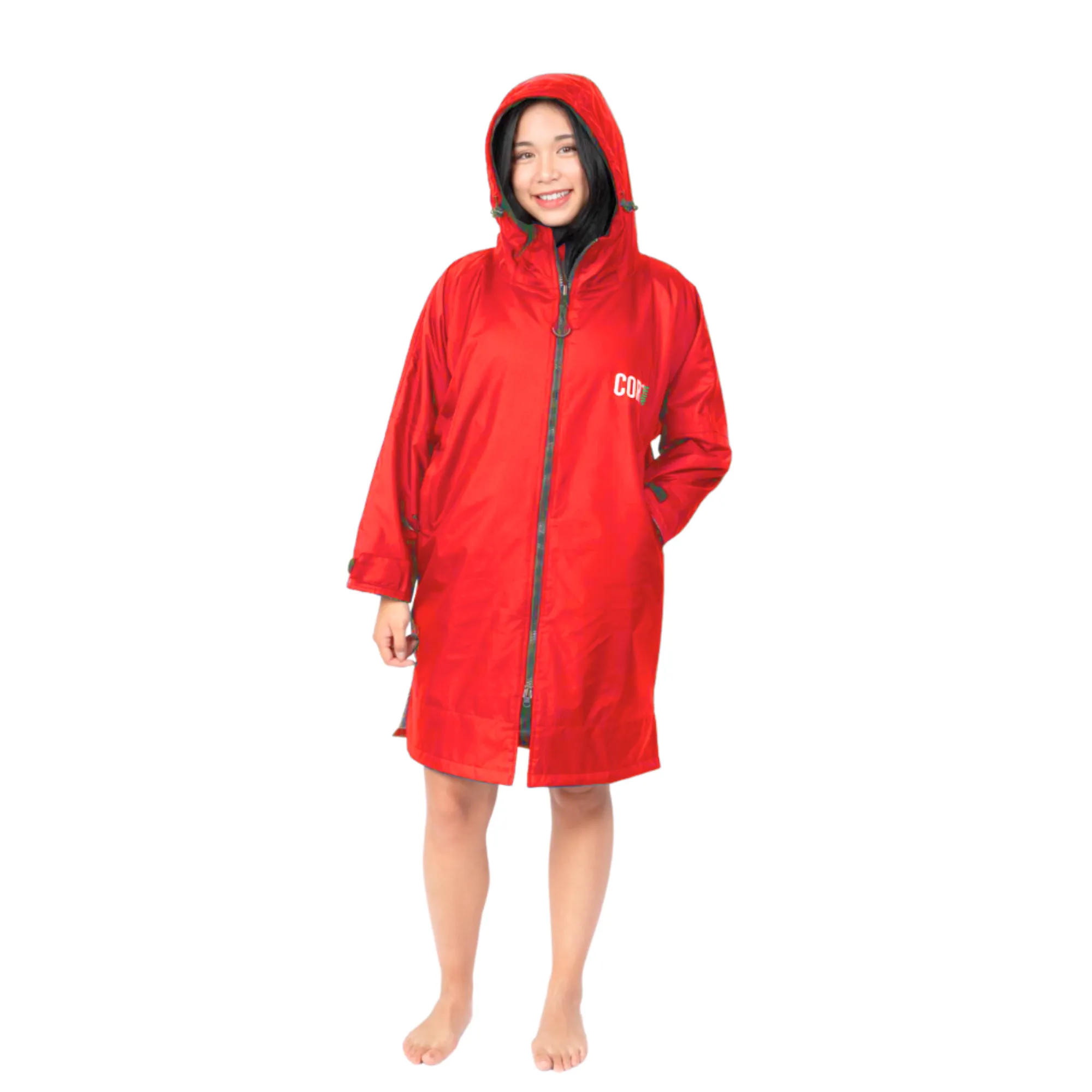 Waterproof Swim Parka (Red)