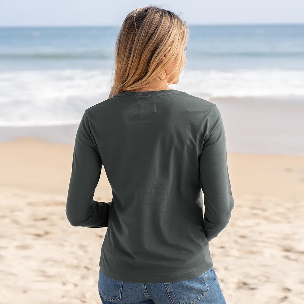 Womens Long Sleeve Crew Neck